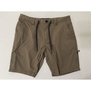 686 Everywhere Shorts Mens 30 Brown Outdoor Hiking Hybrid Stretch Pocket
